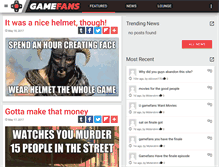 Tablet Screenshot of gamefans.com